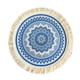 thumbnail image 4 of Mantel Individual Redondo 33cm Tejido Hecho A Mano Borla Boho Tejido Para Mesa Cocina Decoración Estilo A, 4 of 5