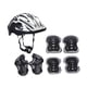 thumbnail image 2 of Casco De Bicicleta Para Ni?os Casco De Patinaje Sobre Ruedas Para Ciclismo Patín De Ruedas Multideportivo Plata Negro, 2 of 5