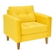 thumbnail image 2 of Sofa Retro 1c Felpa 04 Amarillo, 2 of 6