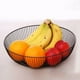 thumbnail image 2 of Frutero Metálico De Mesa Nórdico Redondo Minimalista Negro 28 x 8 cms, 2 of 6