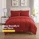 thumbnail image 2 of Juego de ropa de cama Sweet Home Collection, tamaño doble, 5 piezas, rojo, 2 of 6