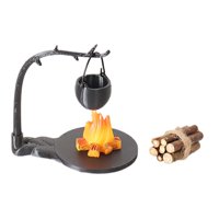 Bothyi - Casa De Muñecas A Escala 1:12, Fogata, Juguetes Para Modelismo Ferroviario, Micropaisaje, Estación De Tren