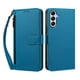thumbnail image 1 of Funda Tipo Billetera para samsung galaxy A34 5G con Soporte y Bolsillo con Cierre Azul, 1 of 1