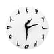 thumbnail image 5 of Relojes de pared de baile de yoga Reloj creativo Decoración para el hogar Tiempo record Yoga, 5 of 5