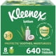 thumbnail image 1 of Loción Kleenex Facial Tissue con aceite de coco, 3 capas, 640 pañuelos, 1 of 9