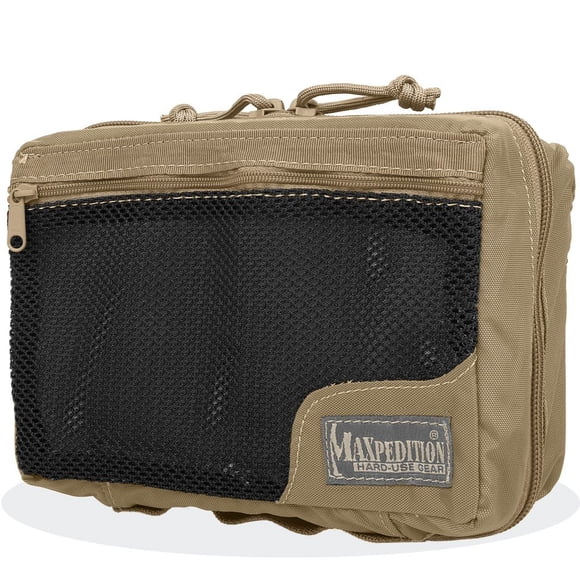 Bolsa de primeros auxilios Maxpedition individual, ligera, caqui