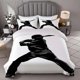 thumbnail image 1 of Baseball Batter Themed Bedding Set | 1 Duvet Cover and 2 Pillowcases Soft and Comfortable Suitable for All Seasons, 1 of 1