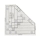 thumbnail image 5 of Regla De Tela De Corte Para Patchwork Coser Quilting Yardstick 170x170mm B, 5 of 5