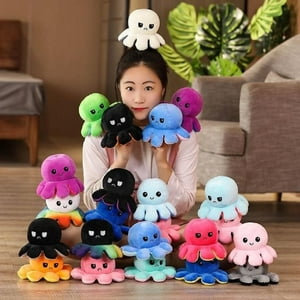 Genérico - Set 10 Peluche Muñeco Pulpo Suave Almohada Cama Lau