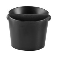 Magideal - Caja Para Café Molido, Contenedor Para Café Molido Con Absorción De Impactos, Contenedor Para Volcado De Café Molido, Barra Para Café Molido Extraíble Negro