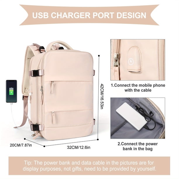 Travel in Style with our Large Waterproof Backpack for Women - Perfect for Hiking, School, and More!