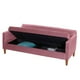 thumbnail image 2 of Futón Sofá Cama Genova Tela Velvet Palo Rosa, 2 of 8