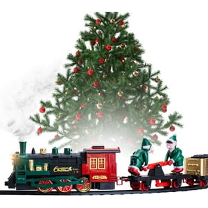Atlasonix - Tren De Navidad Listo Para Debajo Del Arbol Con Luces Y Soni