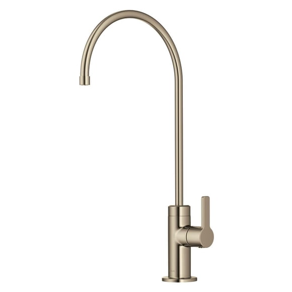 Grifo con filtro de agua Kraus Oletto, monomando, bronce envejecido