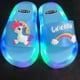 thumbnail image 1 of Cute Cartoon Slippers With Light For Boys And Girls, Non Slip Lightweight Open Toe Slippers For Indoor Outdoor Pool, All Seasons, 1 of 3