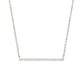 thumbnail image 1 of Collar Elegant Confetti Lily White con Baño de Oro Blanco 18k y CZ, 1 of 10