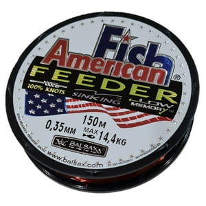 Balsax - Nylon De Pesca American Fish 0,35Mm 150Mts 14,4Kg Texas-Red