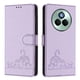 thumbnail image 1 of Funda tipo cartera FOXDOCK para Realme P3 Pro 5G con soporte, ranuras, RFID, diseño de gato, 1 of 5