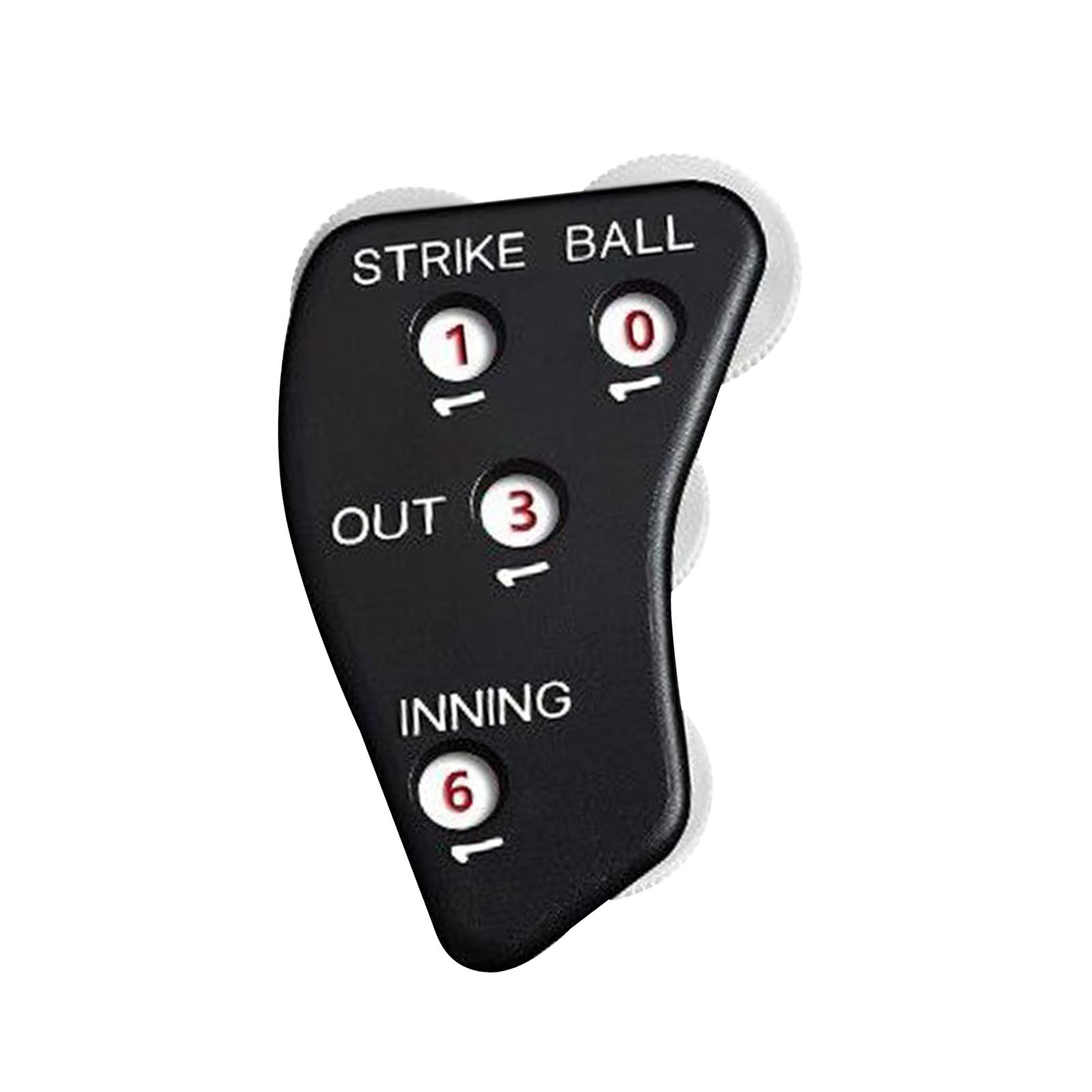 Magideal - Árbitro De Béisbol, Indicador De Equipo De Árbitro De Softbol, 4 Diales, Suministros, Dispositivo De Árbitro, Contador, Indicador De Árbitro, 4 Diales