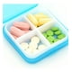 thumbnail image 3 of Set 6 Pastillero Azul 4 Compartimientos Medicamentos Lau, 3 of 3