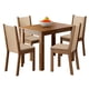 thumbnail image 1 of Comedor Luna Leone 4 Sillas Café, 1 of 4