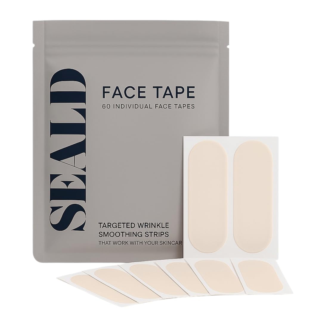 Cinta Facial Antiarrugas Seald, Tiras Alisadoras, 60 Unidades