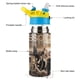 thumbnail image 3 of Gossip Girl Botella de Agua con Tapa Pop Top de Un Toque, Acero Inoxidable, a Prueba de Fugas, para Deportes, Botella Infantil azul 12 oz, 3 of 6