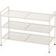 thumbnail image 1 of Zapatero Simple Houseware, 3 niveles, malla apilable, color blanco, 1 of 6