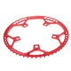 thumbnail image 5 of 45T 47T 53T 56T 58T Plato 130 BCD Anillo de cadena de velocidad simple Rojo 53T, 5 of 5