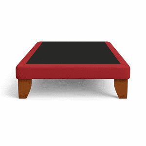 Ethan Desing - Base Cama 1.5 Plazas 105X190 Rojo Italiano