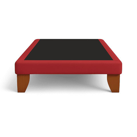 Ethan Desing - Base Cama 1.5 Plazas 105X190 Rojo Italiano