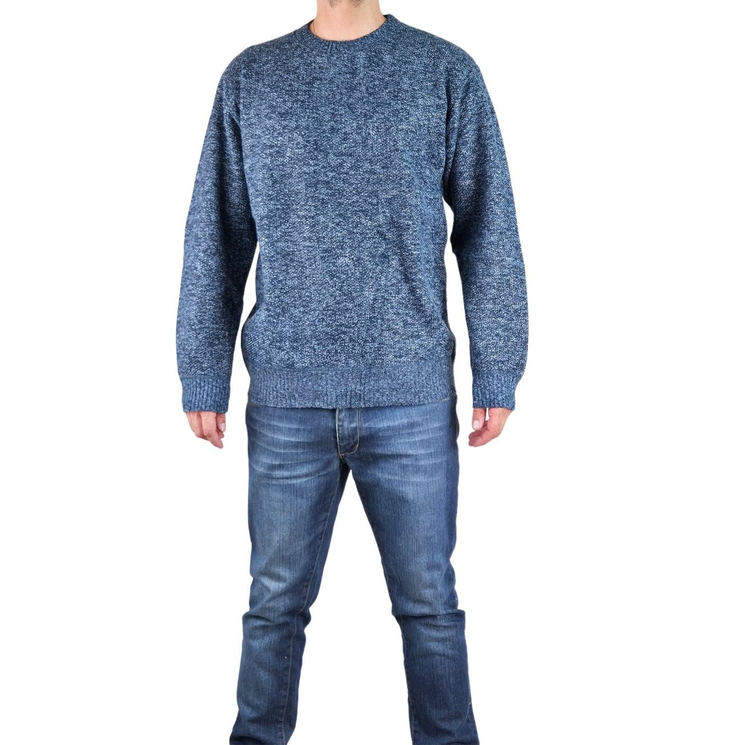 Likeshop - Sweater Frizado Tejido Hombre Cuello Polo Colores 1367