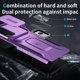 thumbnail image 4 of Funda Armada para Motorola edge 5G 2024 con Tapa Deslizante y Soporte Magnético Giratorio Morado, 4 of 5