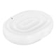 thumbnail image 1 of Jabonera Porta Jabon Ceramica Diseño Arcoiris blanco, 1 of 2
