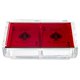 thumbnail image 1 of Soporte para Barajas Luxe Dominoes 2 Barajas Acrílico Rojo, 1 of 7