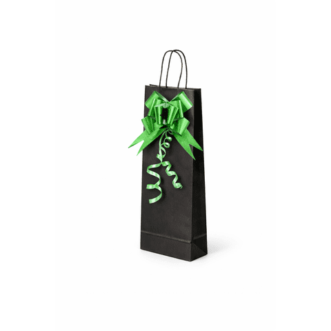 De Gaune - Bolsa De Papel Para Vino + Cinta De Regalo Verde (12 Unidades)