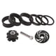 thumbnail image 3 of Espaciador De Auriculares De Bicicleta De 1 1/8 Pulgadas Con Casquillo Superior Juego De Tuercas De Estrella Para Auriculares, Negro, 3 of 5