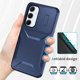 thumbnail image 5 of Funda Resistente para Samsung Galaxy A55 5G con Tapa Deslizante y Protección Militar Azul, 5 of 6