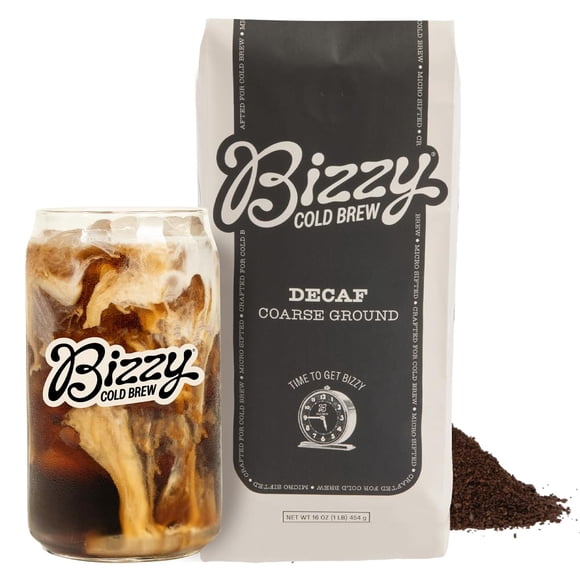 Bizzy Café Cold Brew Descafeinado Molido Grueso 454 g