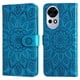 thumbnail image 1 of Funda tipo cartera FOXDOCK para Huawei Nova 14 , diseño girasol en relieve, cuero PU, cierre magnético, soporte y tarjetero, 1 of 5