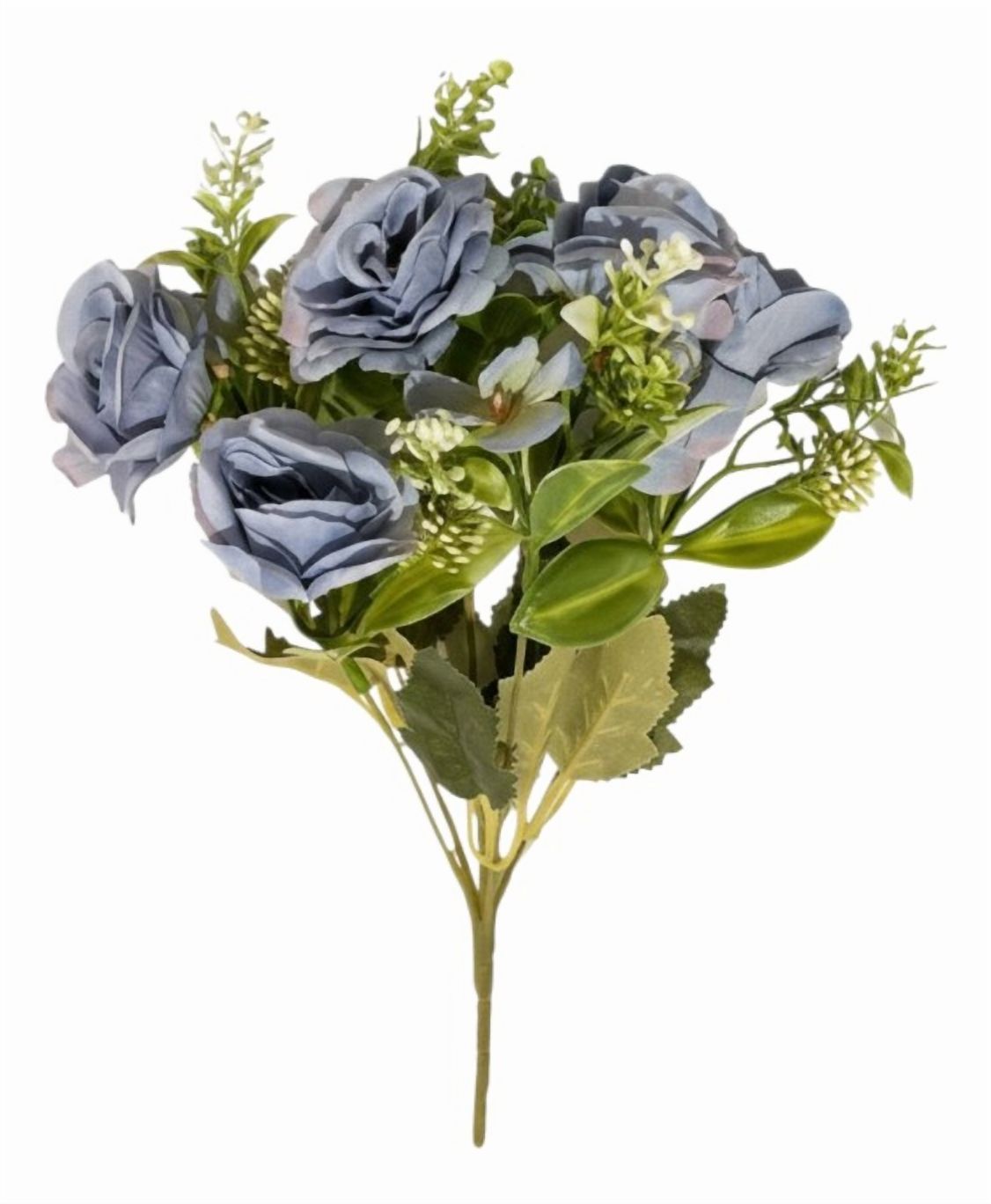 Genérico - Set 4 Ramo Flores Artificiales Rosas Silvestres Adorno Jhn