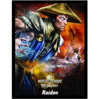 Genérico - Cuadro Decorativo Mortal Kombat Raiden Medidas 30X40 Cm