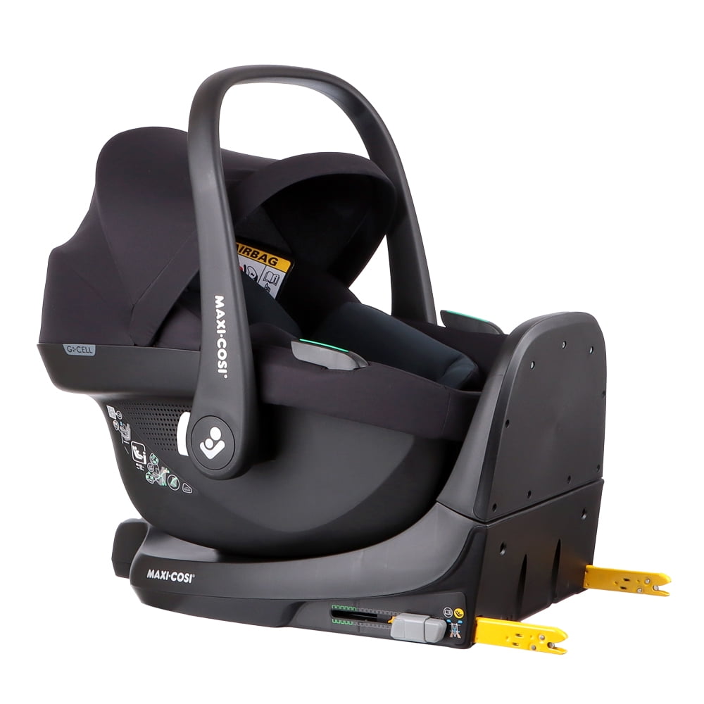 Silla Auto Nido Cabriofix Black+familyfix S Black Maxi Cosi