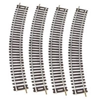 Bothyi - 4 Piezas De Vías De Ferrocarril A Escala Ho Para Bricolaje, Escenas De Cumpleaños 1:87