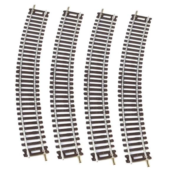 4 Piezas De Vías De Ferrocarril A Escala HO Para Bricolaje, Escenas De Cumpleaños 1:87