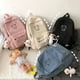 thumbnail image 3 of Girls School Bags for Teen Cute Cartoon White Nylon Middle Student Backpack Women, 3 of 3