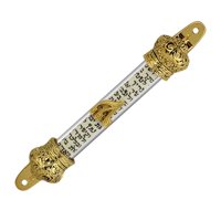 Magideal - Mezuzah Para Puerta, Caja De Mezuzah, Decoración De Aleación, Regalo Religioso, Decoración De Puerta, Cubierta De Mezuza De Aleación, Adorno, Placa De