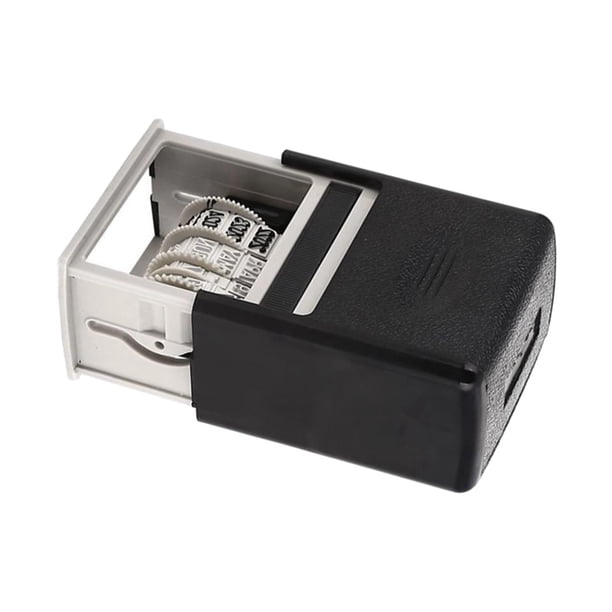 Sello Fechador Ajustable Automático para Oficina Impresión Clara Consecutiva Rueda Manual Regulable Almohadilla de Tinta Reemplazable Adecuado para Documentos Contabilidad Archivos Diario