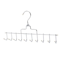 Magideal - Tie Rack Tie Hanger Belt Racks Organización Del Armario Pantalones Perchas Soporte De Almacenamiento Cinturón Toallas Holder Rack De Ahorro De Espacio Beige