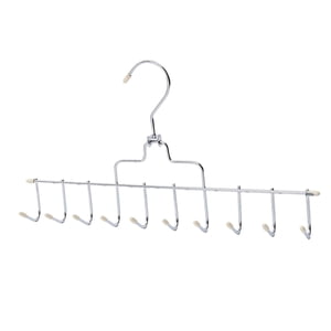 Magideal - Tie Rack Tie Hanger Belt Racks Organización Del Armario Pantalones Perchas Soporte De Almacenamiento Cinturón Toallas Holder Rack De Ahorro De Espacio Beige